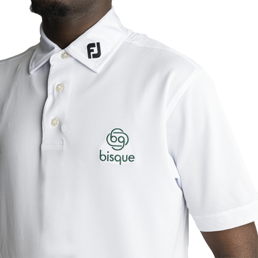 FootJoy with Bisque Stretch Pique Solid White
