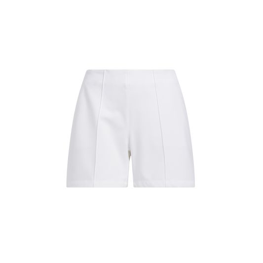 adidas Womens Pintuck 5-inch Shorts White