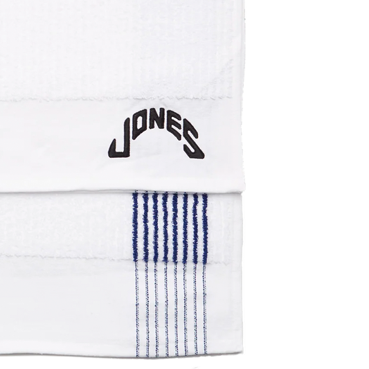 Jones Towel White / Blue