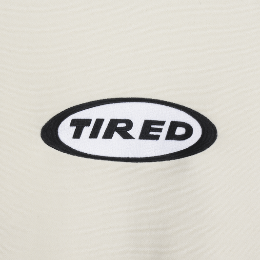 Tired Oval Logo Crewneck Sweater Bone