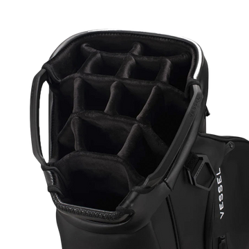 Vessel Lux Golf Cart Bag 14-Way Black