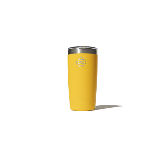Bisque with Yeti Rambler Alpine Yellow (296ml)